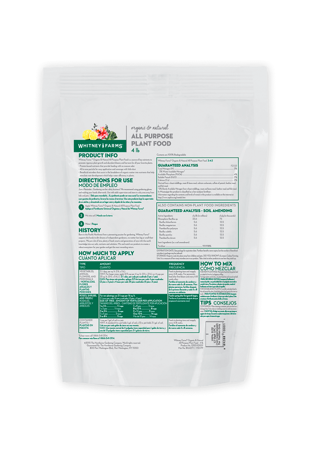 Organic & Natural All Purpose Plant Food